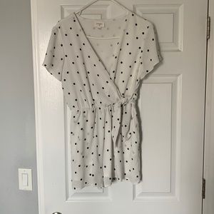 Super chic polka dot romper